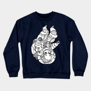 Happy Poise Astronaut Crewneck Sweatshirt